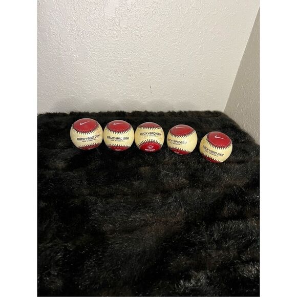 NIKE Backyard Gem Baseball Maroon NBG 9IN. 5OZ. Base Ball Toy Collectable - Picture 1 of 10